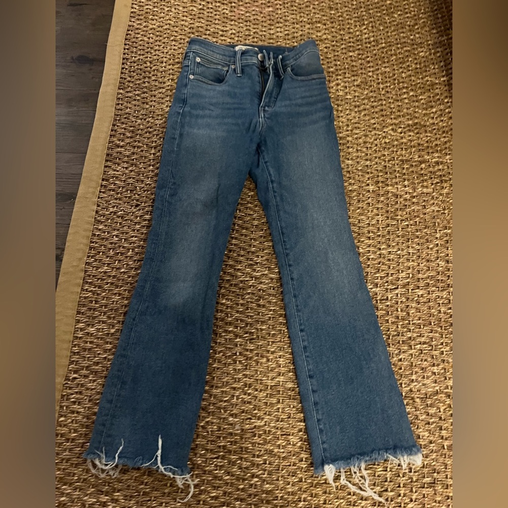 Madewell jeans. Cali Demi Boot.